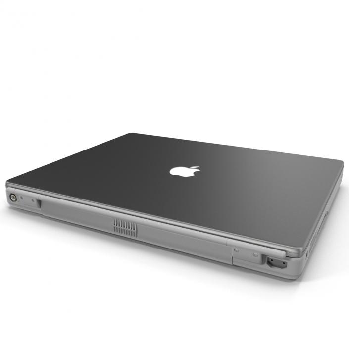 3D Apple PowerBook G4 model