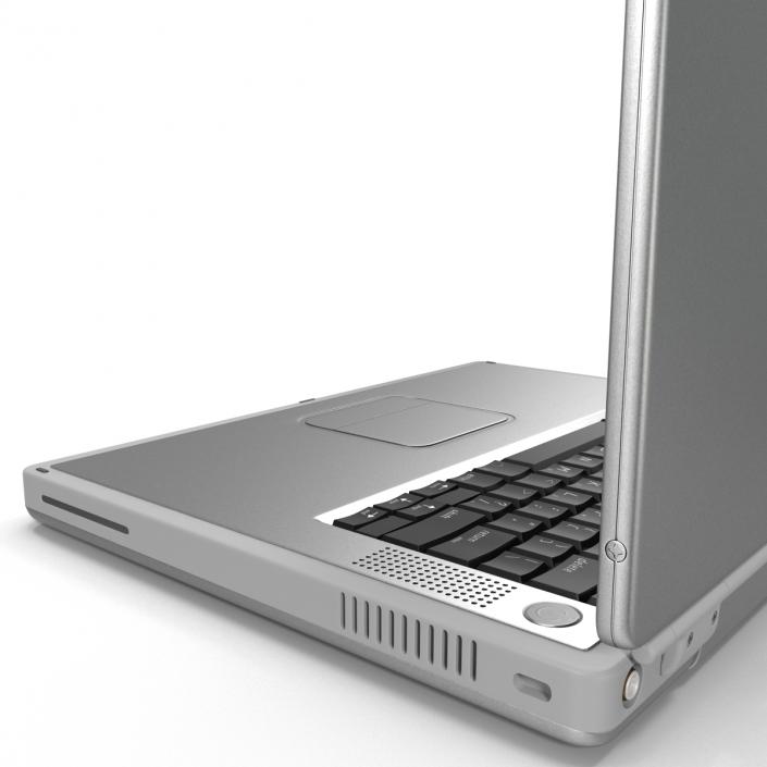 3D Apple PowerBook G4 model