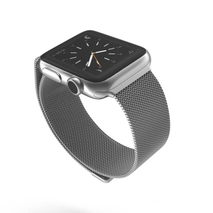 Apple Watch 38mm Milanese Loop 2 3D