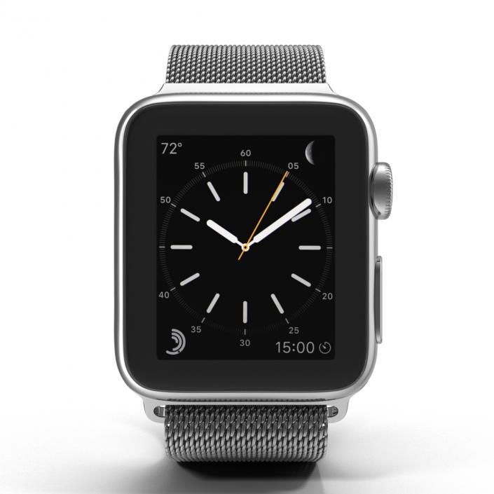 Apple Watch 38mm Milanese Loop 2 3D