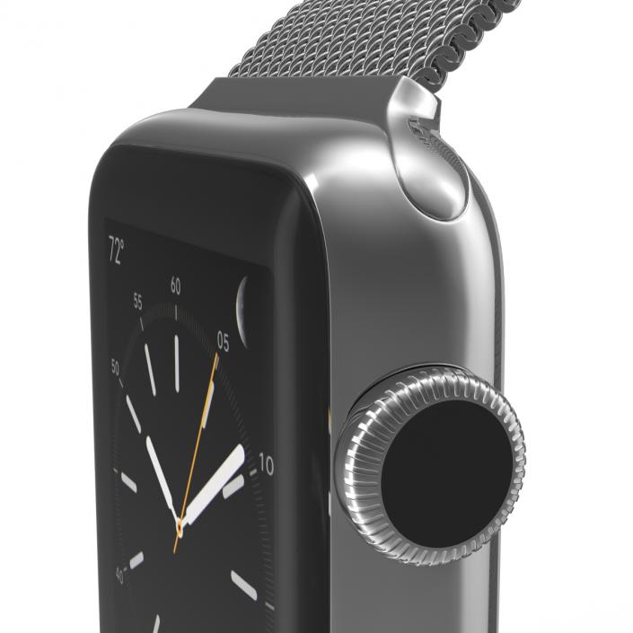 Apple Watch 38mm Milanese Loop 2 3D