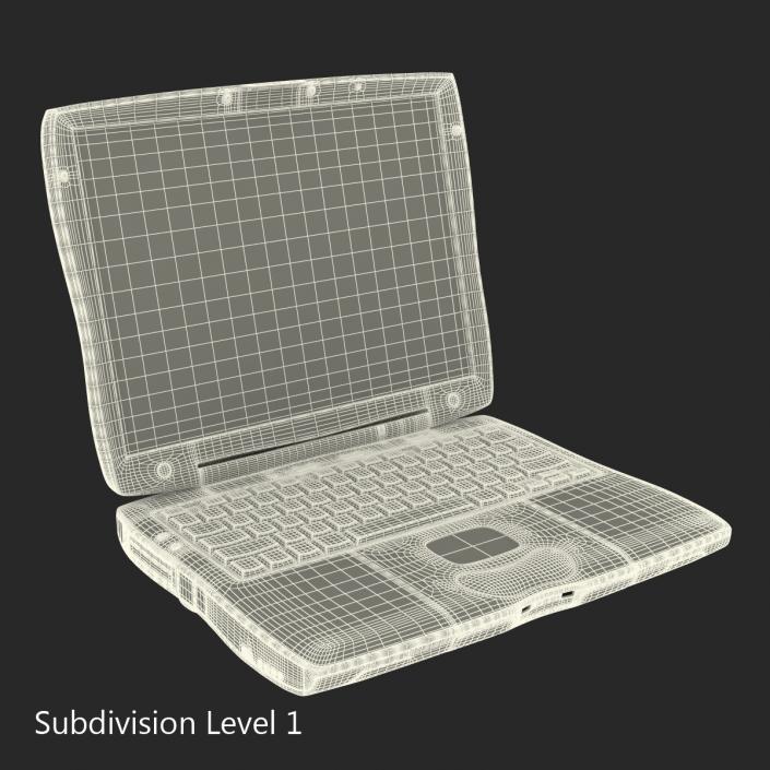 3D Apple PowerBook G3 model