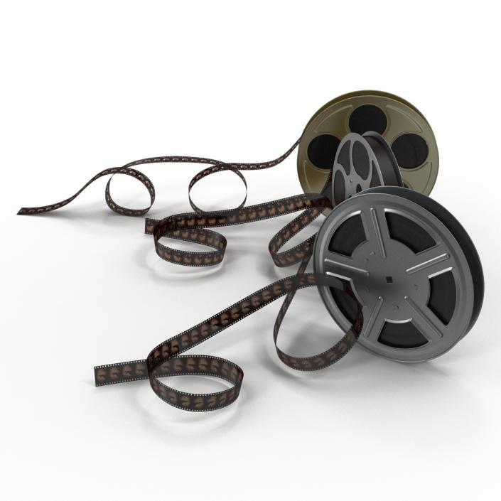 Video Film Reels Collection 3D