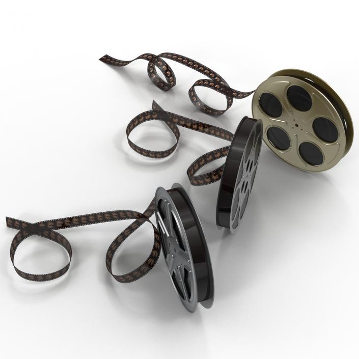 Video Film Reels Collection 3D