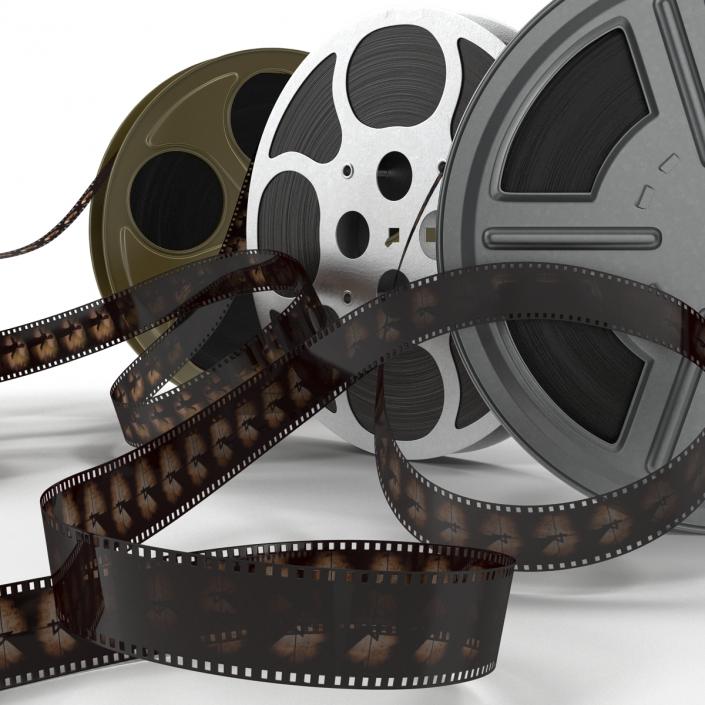 Video Film Reels Collection 3D