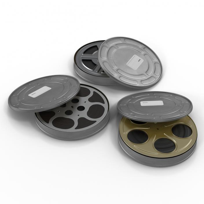 Video Film Reels 3D Models Collection 3 3D model