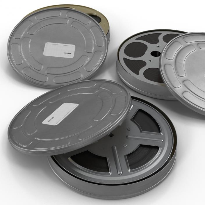 Video Film Reels 3D Models Collection 3 3D model