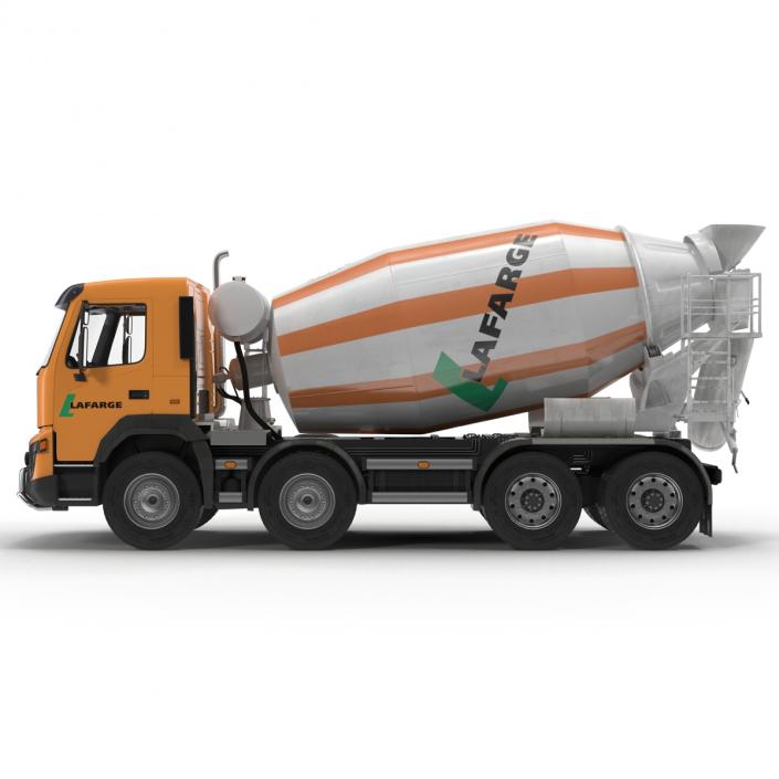 3D Cement Mixer Vehicle Lafarge model