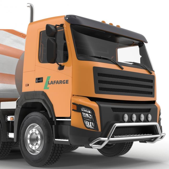 3D Cement Mixer Vehicle Lafarge model