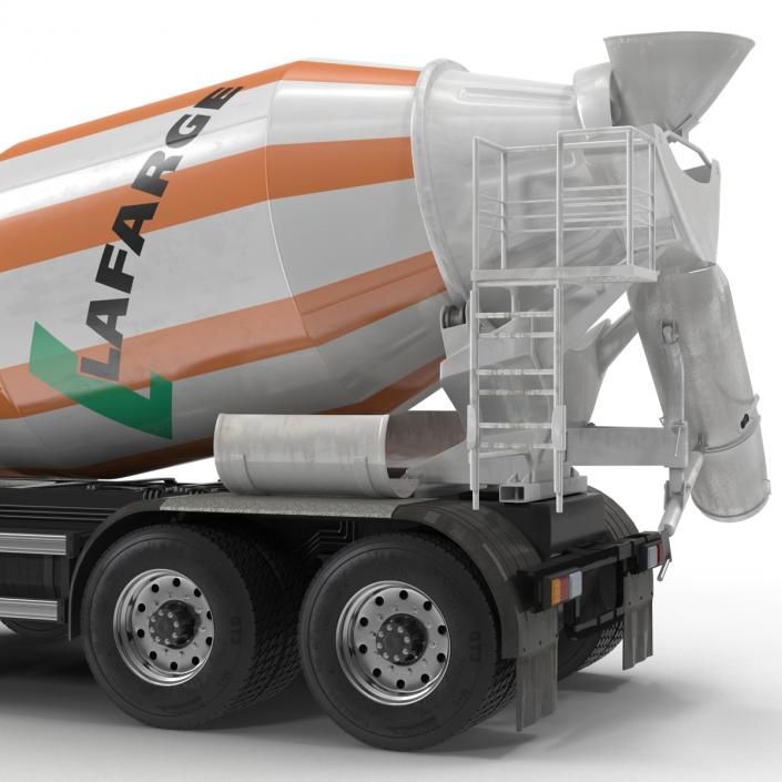 3D Cement Mixer Vehicle Lafarge model