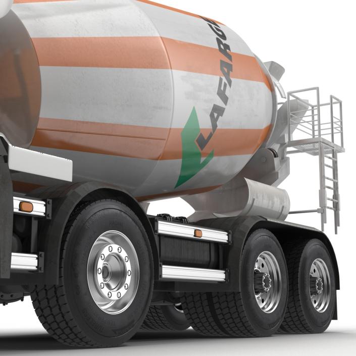 3D Cement Mixer Vehicle Lafarge model