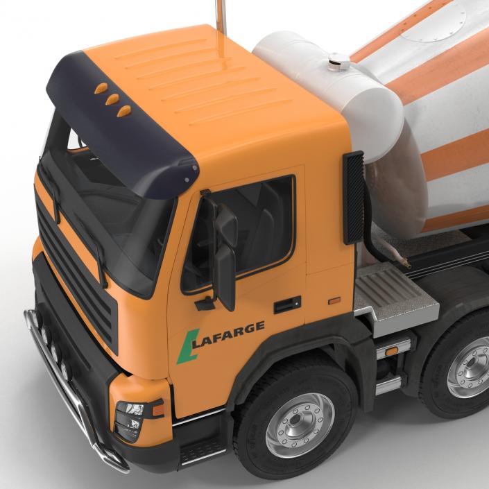 3D Cement Mixer Vehicle Lafarge model