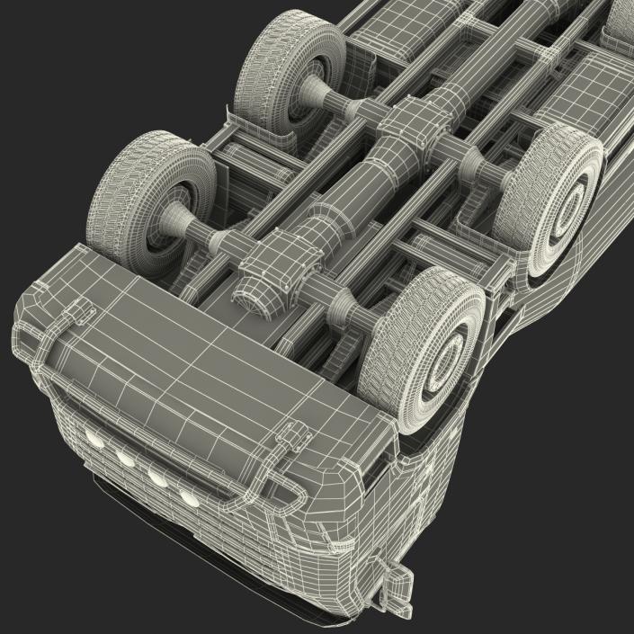 3D Cement Mixer Vehicle Lafarge model