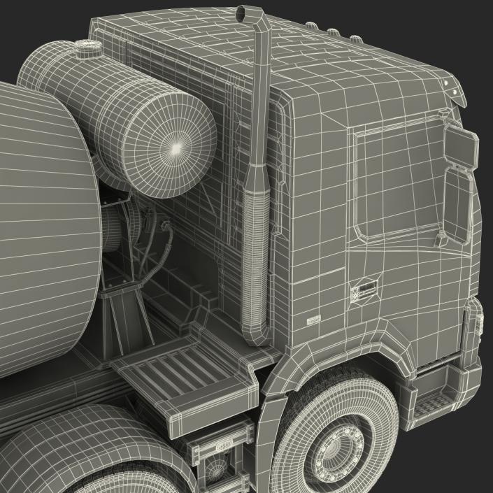 3D Cement Mixer Vehicle Lafarge model