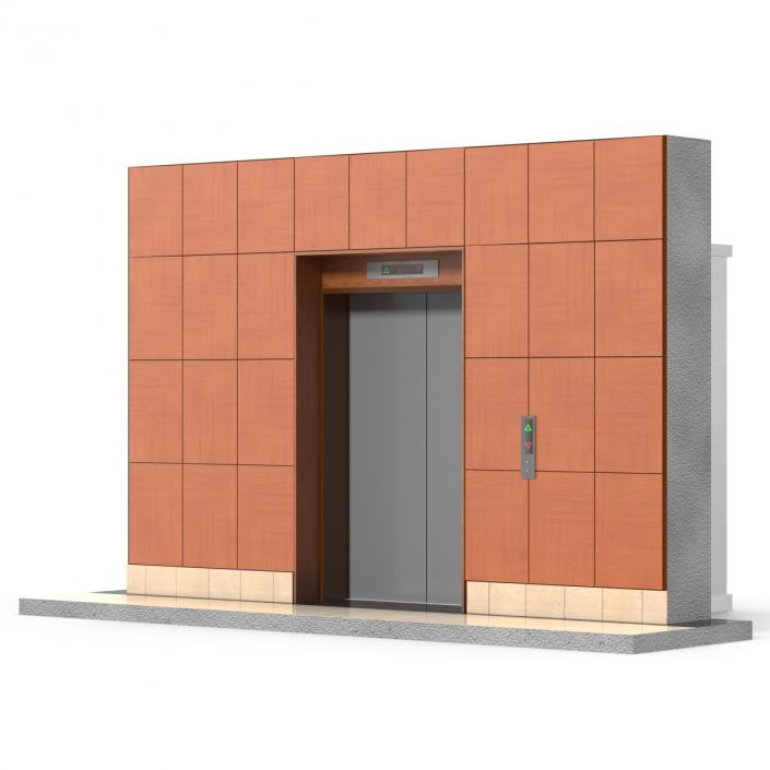 3D model Lift Interior 2