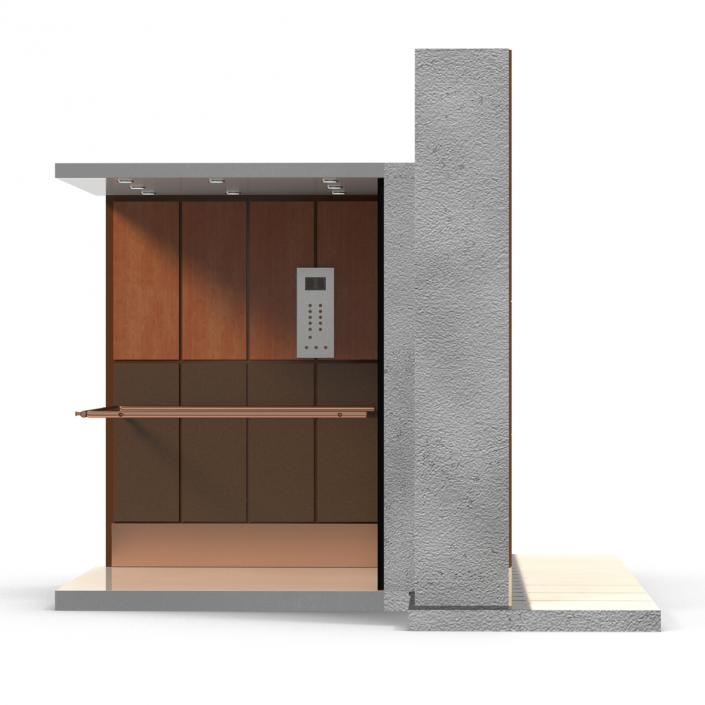 3D model Lift Interior 2