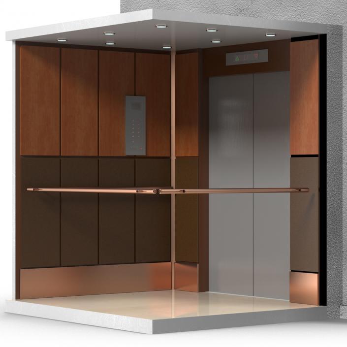 3D model Lift Interior 2