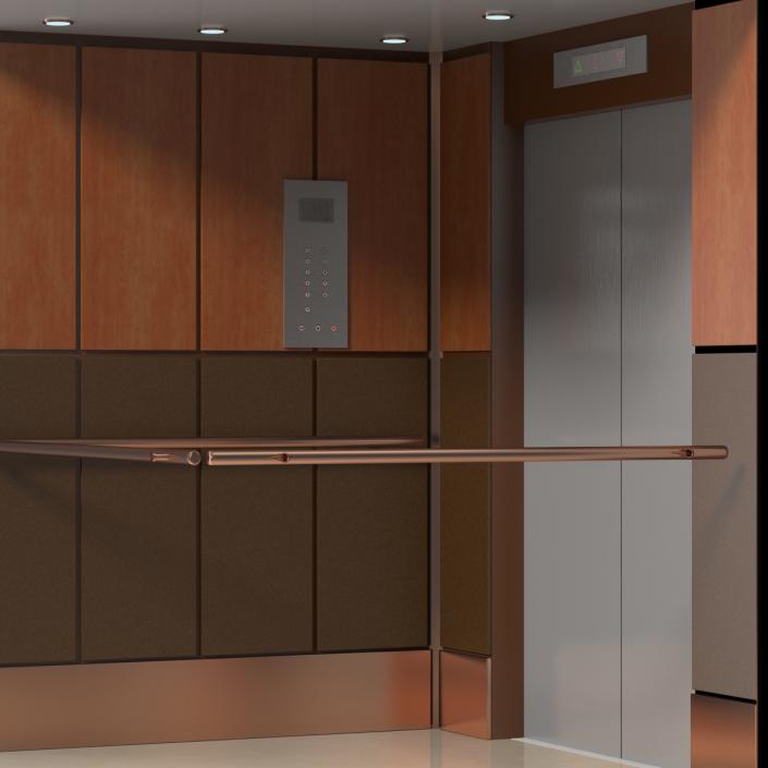 3D model Lift Interior 2