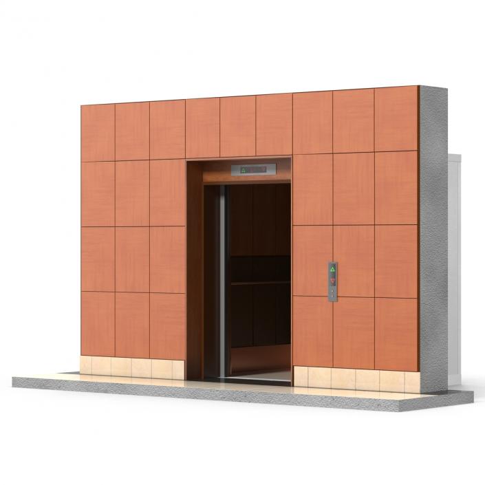 3D model Lift Interior 2