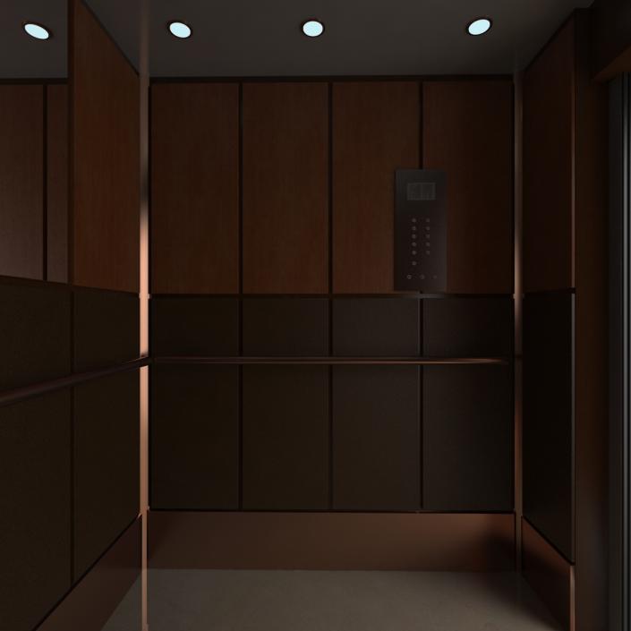 3D model Lift Interior 2