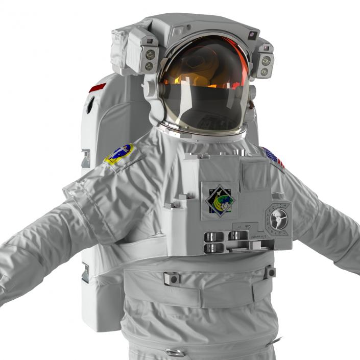 NASA Space Suit Extravehicular Mobility Unit 3D model