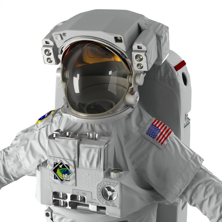 NASA Space Suit Extravehicular Mobility Unit 3D model