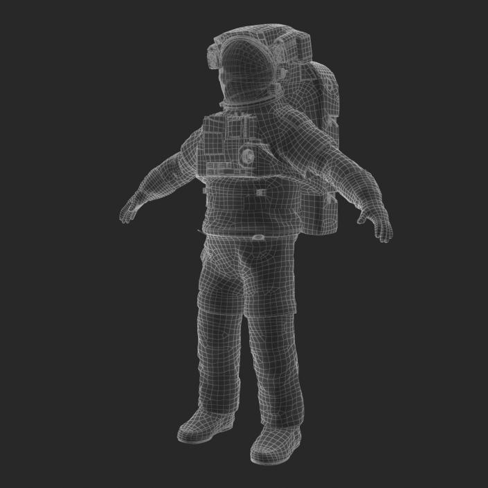 NASA Space Suit Extravehicular Mobility Unit 3D model