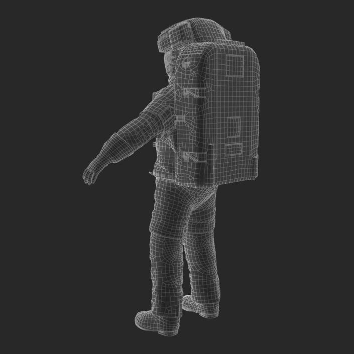 NASA Space Suit Extravehicular Mobility Unit 3D model