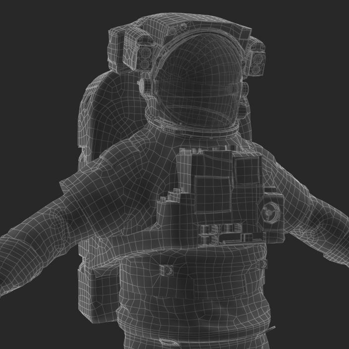 NASA Space Suit Extravehicular Mobility Unit 3D model