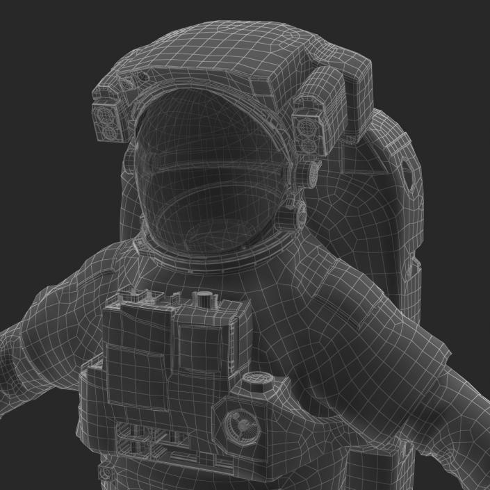 NASA Space Suit Extravehicular Mobility Unit 3D model