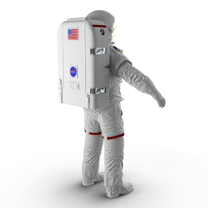 3D NASA Space Suit Extravehicular Mobility Unit 2