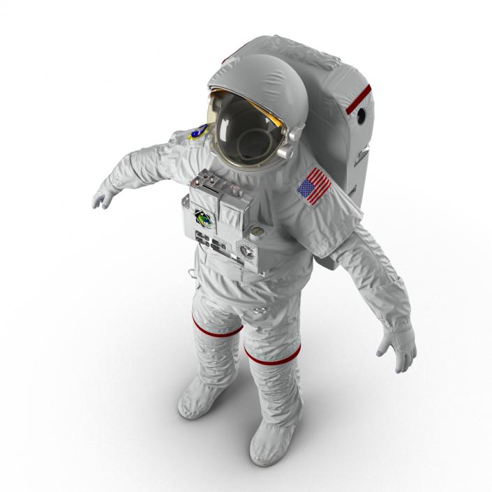 3D NASA Space Suit Extravehicular Mobility Unit 2