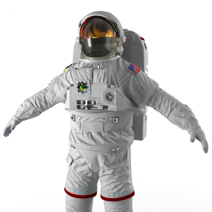 3D NASA Space Suit Extravehicular Mobility Unit 2