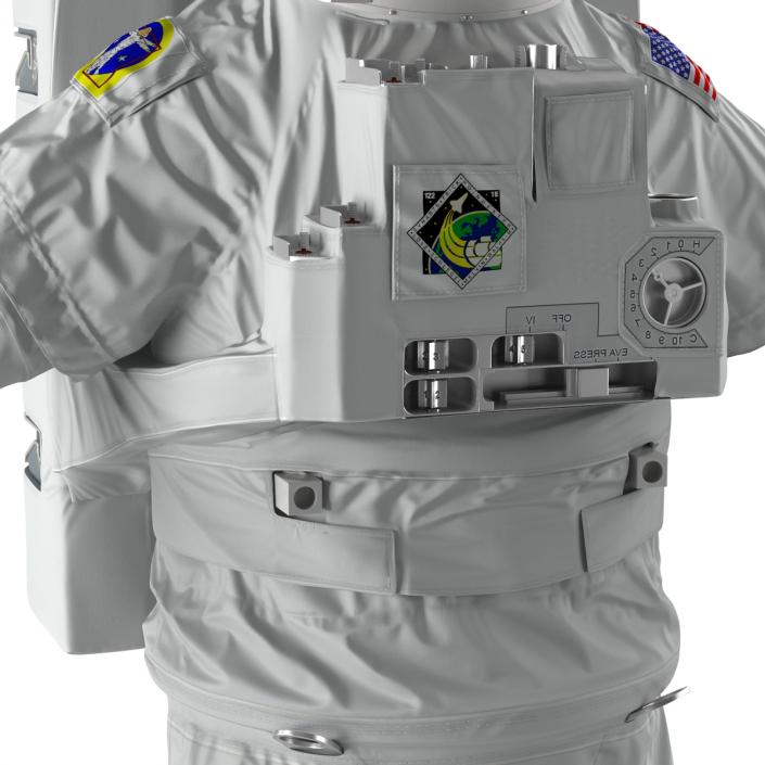 3D NASA Space Suit Extravehicular Mobility Unit 2