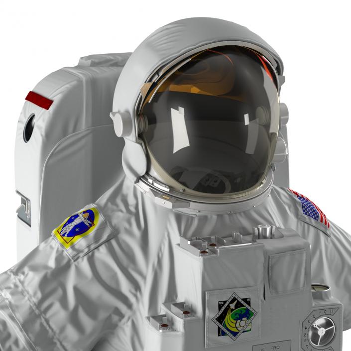 3D NASA Space Suit Extravehicular Mobility Unit 2