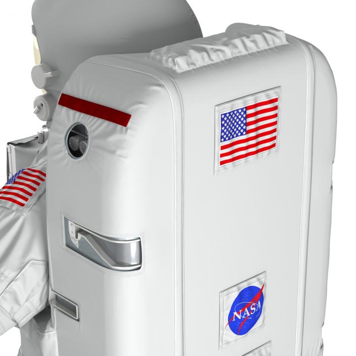 3D NASA Space Suit Extravehicular Mobility Unit 2