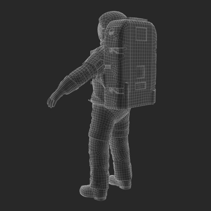 3D NASA Space Suit Extravehicular Mobility Unit 2