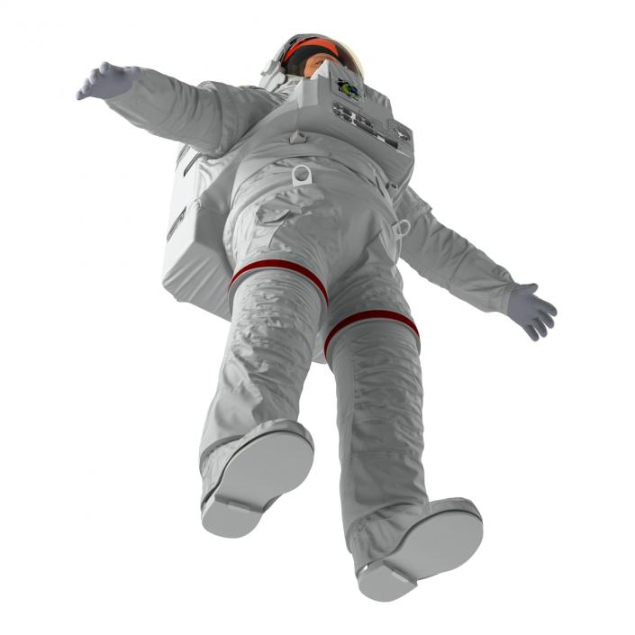 Astronaut Nasa Extravehicular Mobility Unit without Visor Rigged 3D model