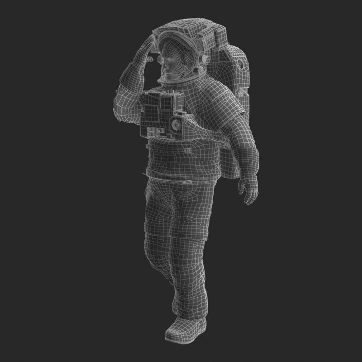 3D model Astronaut Nasa Extravehicular Mobility Unit Rigged