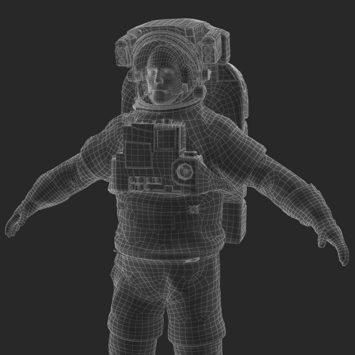 3D model Astronaut Nasa Extravehicular Mobility Unit Rigged