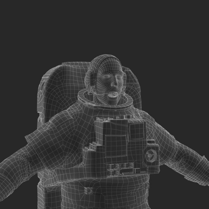 3D model Astronaut Nasa Extravehicular Mobility Unit Rigged