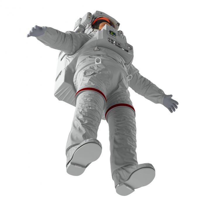 Astronaut Nasa Extravehicular Mobility Unit Rigged 2 3D