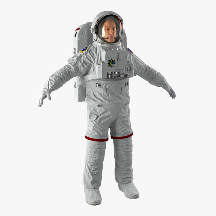 3D model Astronaut NASA Extravehicular Mobility Unit 2