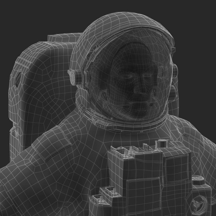 3D model Astronaut NASA Extravehicular Mobility Unit 2