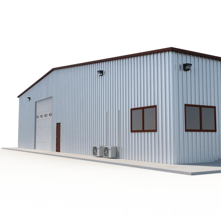 3D model Warehouse Building 3