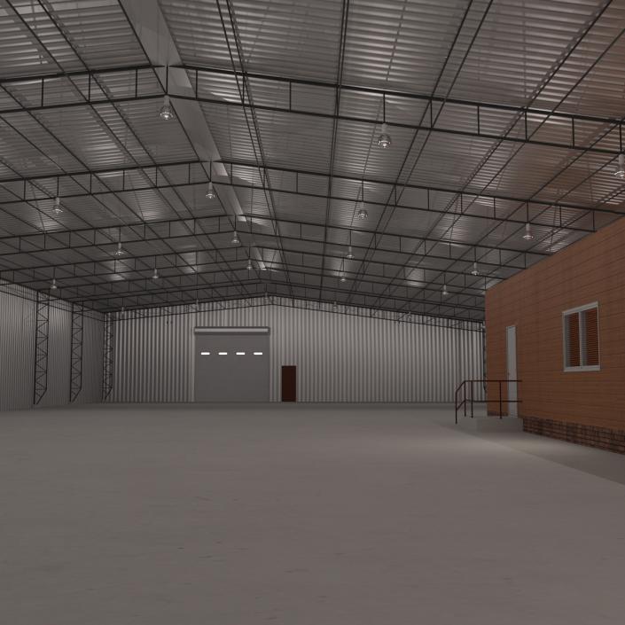 3D model Warehouse Building 3