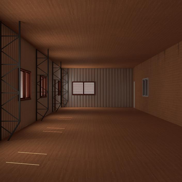 3D model Warehouse Building 3