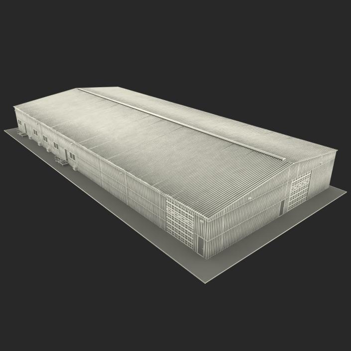 3D model Warehouse Building 3