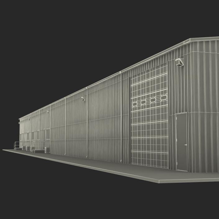 3D model Warehouse Building 3