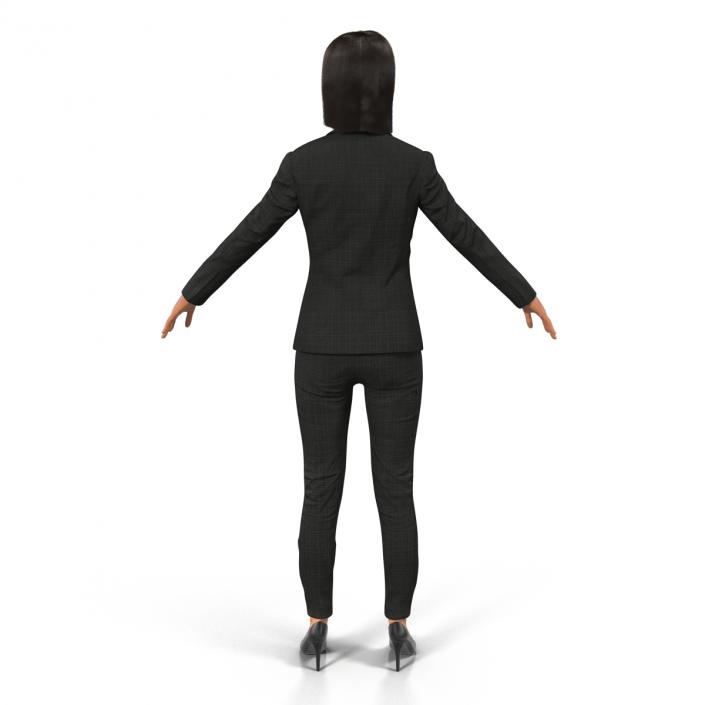 3D model Business Woman Mediterranean Rigged